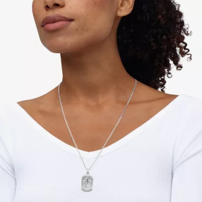 Mens Sterling Silver 22 Inch Chain Necklace