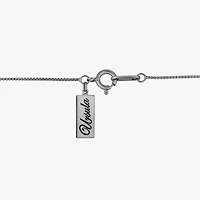 Enchanted Disney Fine Jewelry Ursula Womens Genuine Multi Color Jasper Sterling Silver Heart 18 Inch Pendant Necklace