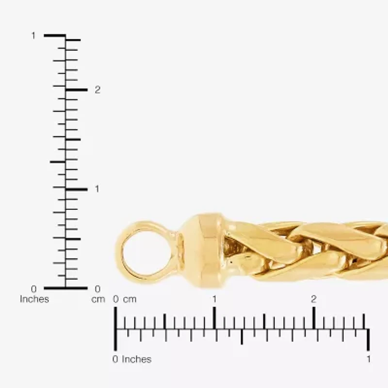 Limited Quantities! Womens 14K Gold 7.5 Inch Semisolid Link Chain Bracelet