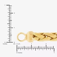 Limited Quantities! Womens 14K Gold 7.5 Inch Semisolid Link Chain Bracelet