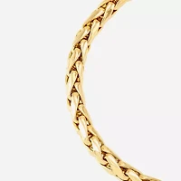Limited Quantities! Womens 14K Gold 7.5 Inch Semisolid Link Chain Bracelet
