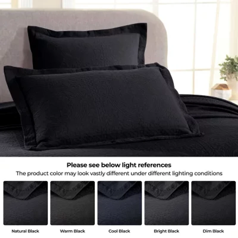 SUPERIOR® Fleur De Lis Matelasse French Pattern Jacquard Bedspread