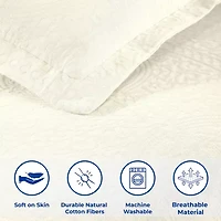 SUPERIOR® Fleur De Lis Matelasse French Pattern Jacquard Bedspread