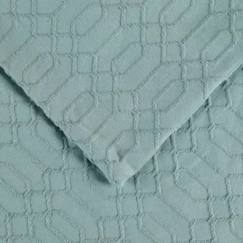 SUPERIOR® Remi Geometric Fringe Boho Modern Jacquard Bedspread