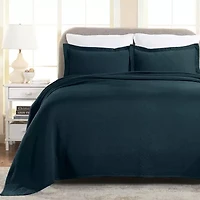 SUPERIOR® Basketweave Matelasse Cotton Woven Jacquard Bedspread