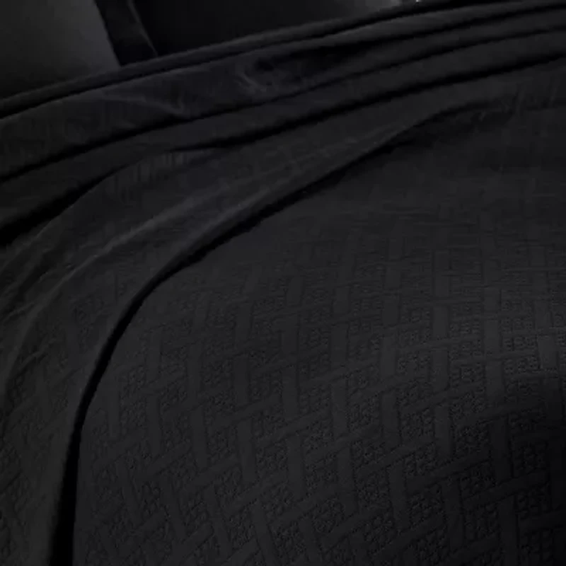 SUPERIOR® Basketweave Matelasse Cotton Woven Jacquard Bedspread