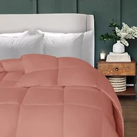 SUPERIOR® Solid All Season Plush Microfiber Down Alternative Hypoallergenic Comforter