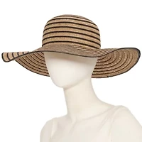 a.n.a Striped Womens Floppy Hat