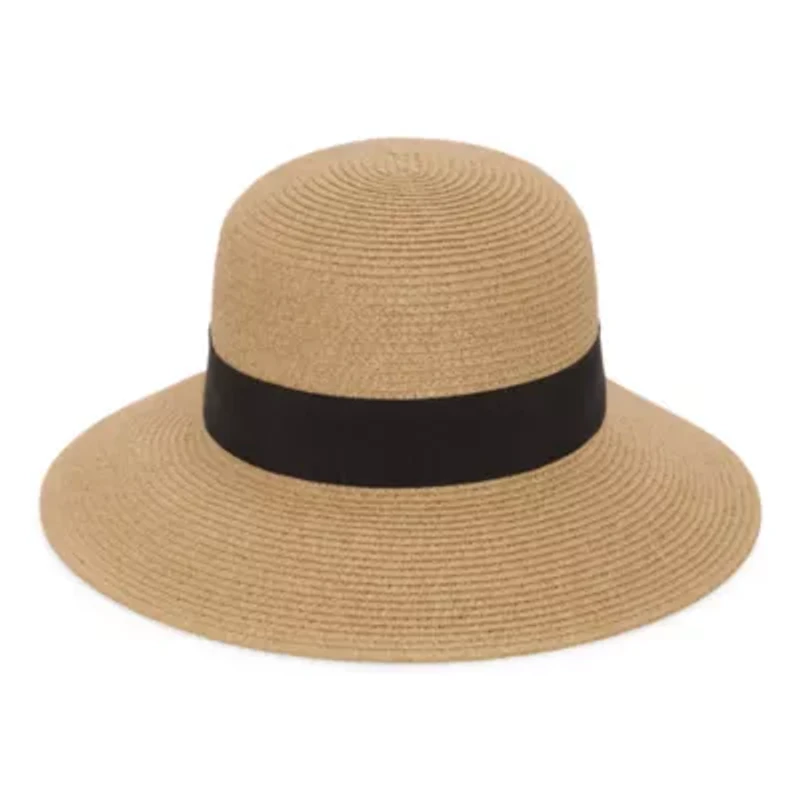 Liz Claiborne Bow Trim Womens Cloche Hat