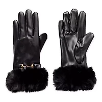 Collection Xiix Pu Faux Fur 1 Pair Gloves