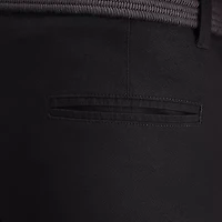 Haggar Cotton Canvas Mens Straight Fit Flat Front Pant