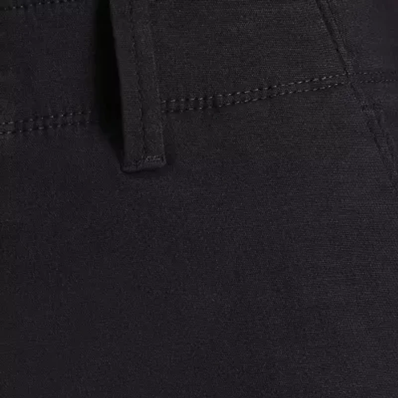 Haggar Cotton Canvas Mens Straight Fit Flat Front Pant