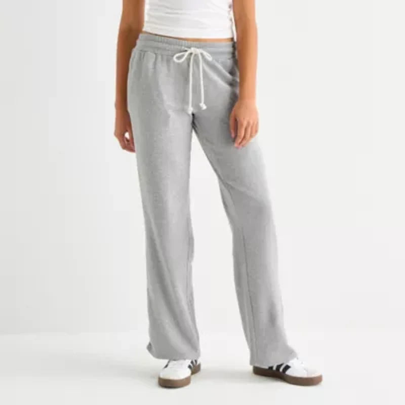 Arizona Womens Juniors Mid Rise Sweatpant