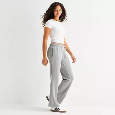 Arizona Womens Juniors Mid Rise Sweatpant