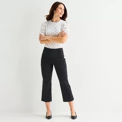 Liz Claiborne Womens Flare Capri Pant
