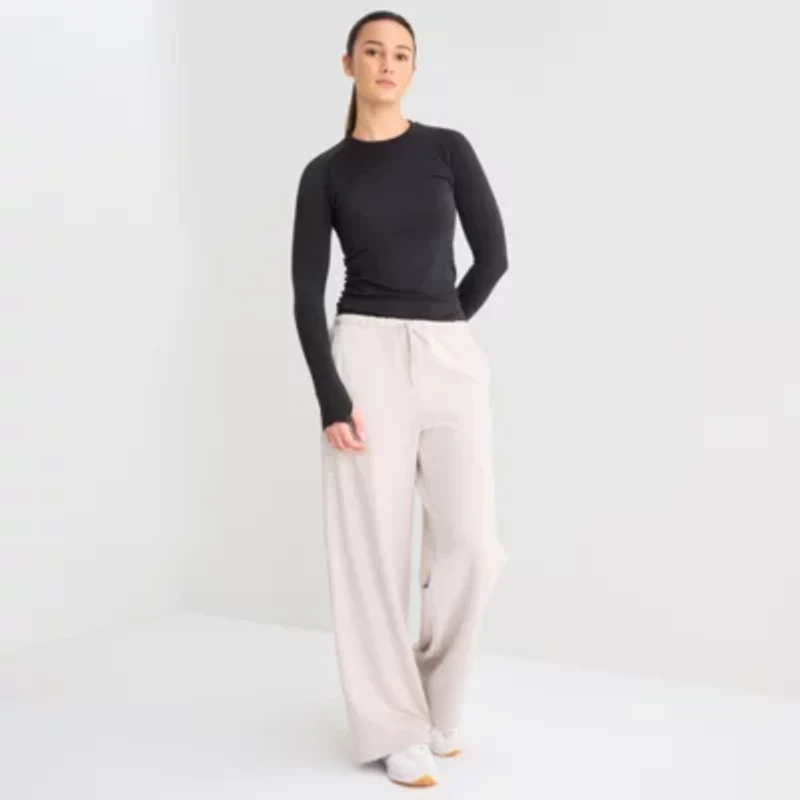 Xersion Womens Seamless Crew Neck Long Sleeve Active T-Shirt