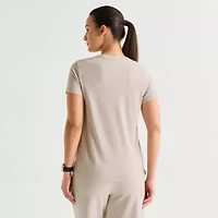 Xersion Womens Cotton Crew Neck Short Sleeve T-Shirt