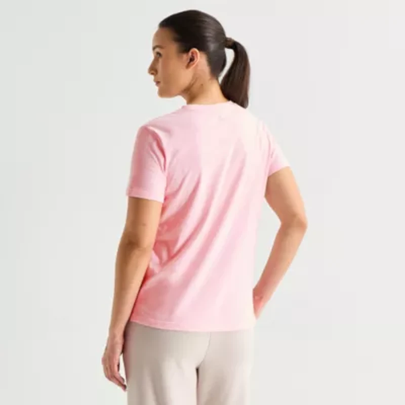 Xersion Womens Crew Neck Short Sleeve Active T-Shirt