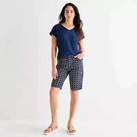 St. John's Bay Womens 11" Bermuda Short