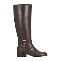 BANDOLINO Womens Dennie Flat Heel Riding Boots