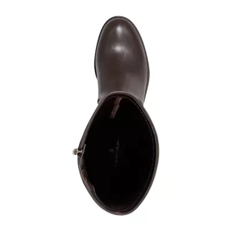 BANDOLINO Womens Dennie Flat Heel Riding Boots