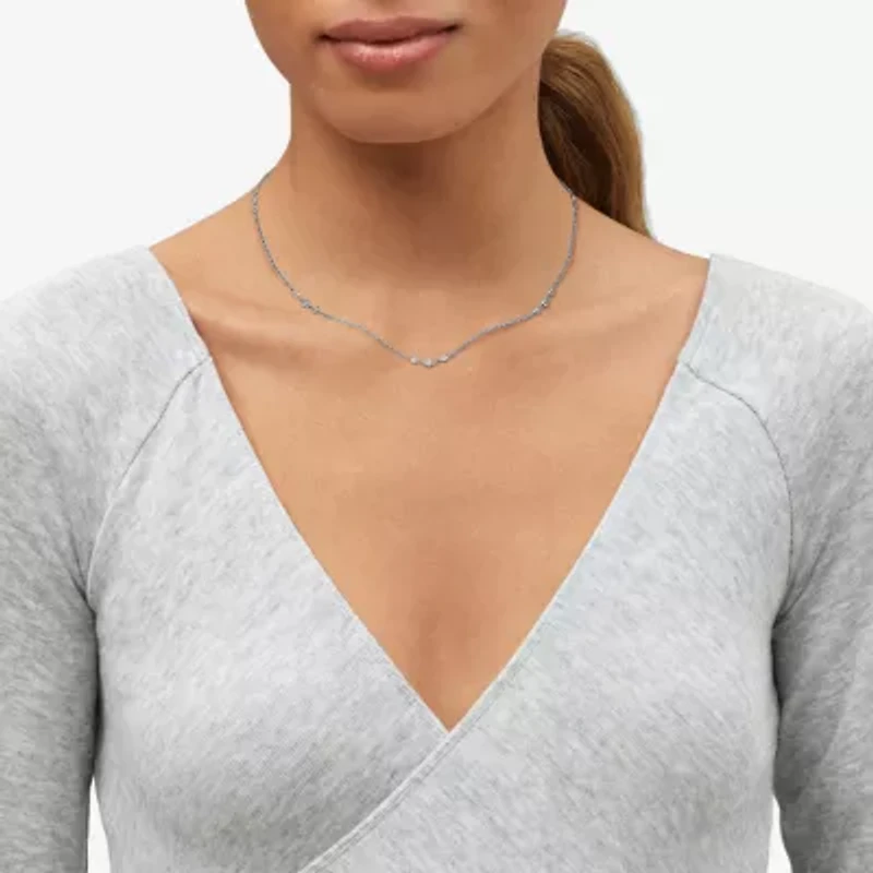 Limited Quantities! Womens 1/2 CT. T.W. Natural White Diamond 10K Gold 18 Inch Pendant Necklace