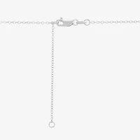 Limited Quantities! Womens 1/10 CT. T.W. Natural White Diamond Sterling Silver Heart 18 Inch Pendant Necklace