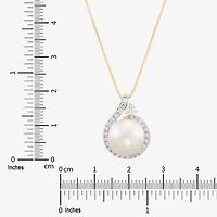 Limited Quantities! Womens 3/8 CT. T.W. Genuine White 14K Gold 18 Inch Pendant Necklace