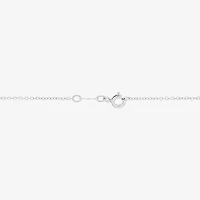 Limited Quantities! Womens Genuine Blue Aquamarine Sterling Silver Cross 18 Inch Pendant Necklace