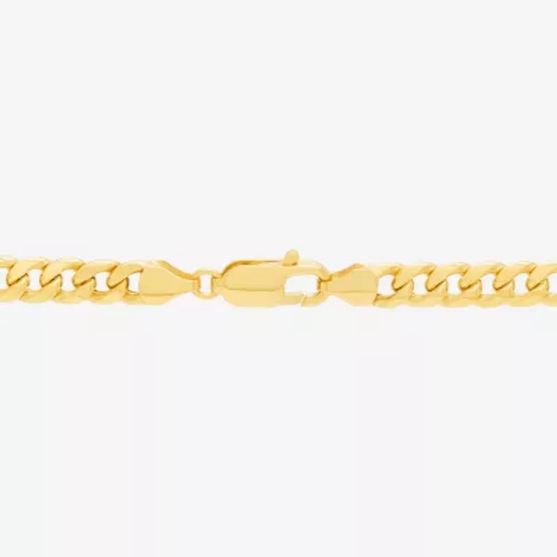 Made in Italy Womens 10K Gold Inch Chain Necklace