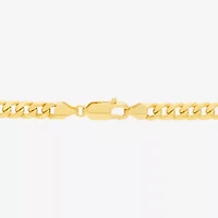 Made in Italy Womens 10K Gold Inch Chain Necklace