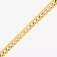 Made in Italy Womens 10K Gold Inch Chain Necklace