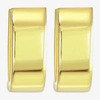 Gold Addiction Womens 10K Gold 13.5mm Hoop Earrings