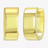Gold Addiction Womens 10K Gold 13.5mm Hoop Earrings
