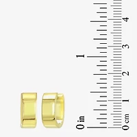 Gold Addiction Womens 10K Gold 13.5mm Hoop Earrings