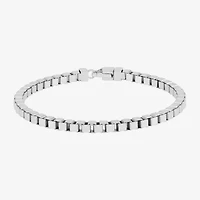Limited Quantities! Womens Sterling Silver 7.5 Inch Box Chain Bracelet