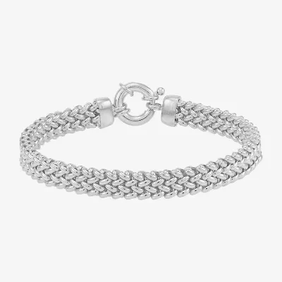 Limited Quantities! Womens Sterling Silver 7.5 Inch Link Chain Bracelet