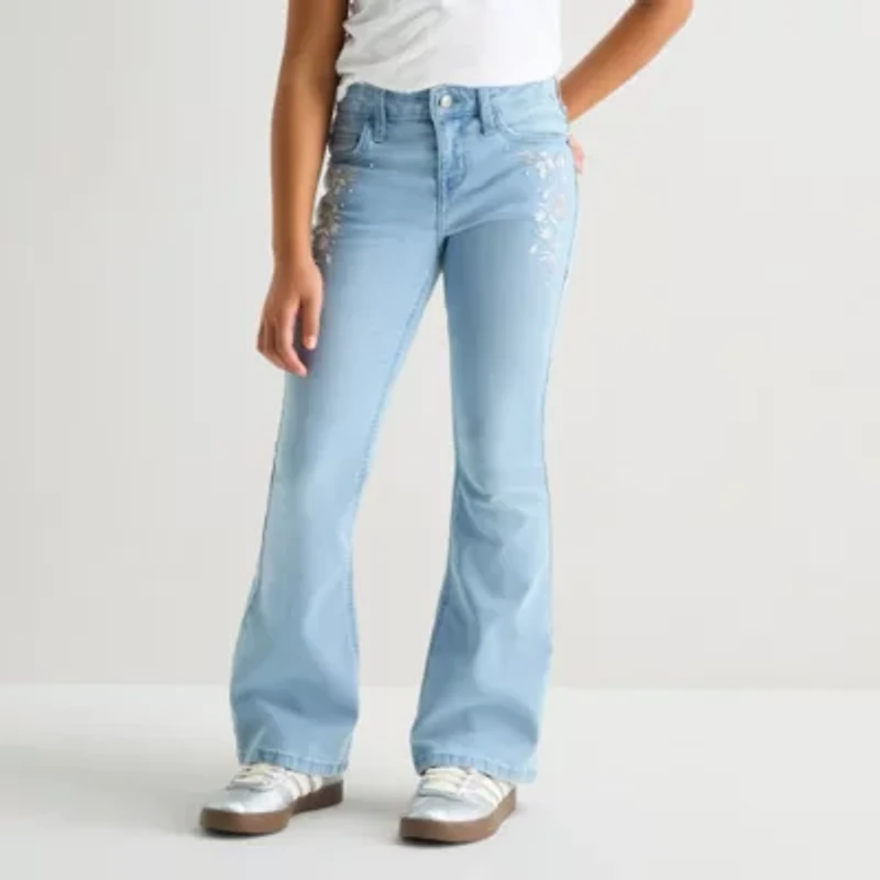 Thereabouts Little & Big Kid Girls Flare Leg Jean