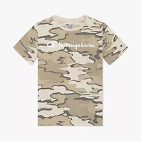 Champion Big Kid Boys Round Neck Short Sleeve Regular Fit Graphic T-Shirt