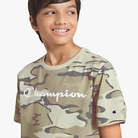 Champion Big Kid Boys Round Neck Short Sleeve Regular Fit Graphic T-Shirt