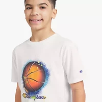 Champion Big Kid Boys Round Neck Short Sleeve Regular Fit Graphic T-Shirt