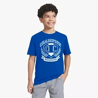 Champion Big Kid Boys Round Neck Short Sleeve Regular Fit Graphic T-Shirt