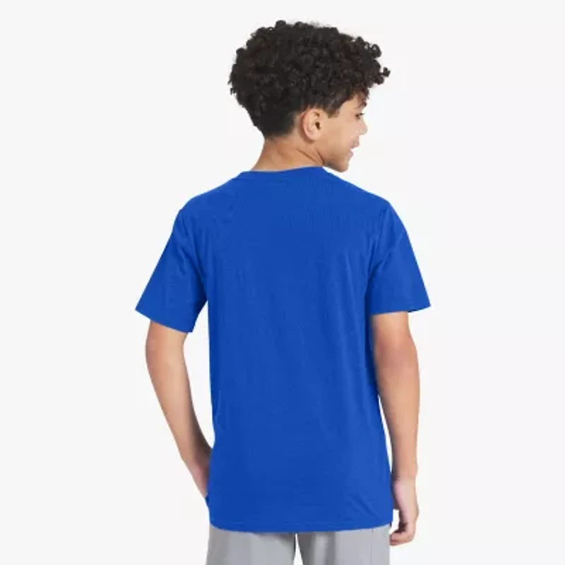Champion Big Kid Boys Round Neck Short Sleeve Regular Fit Graphic T-Shirt