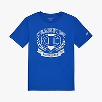 Champion Big Kid Boys Round Neck Short Sleeve Regular Fit Graphic T-Shirt