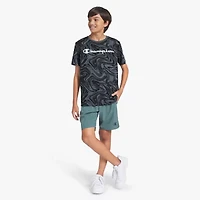 Champion Big Kid Boys Round Neck Short Sleeve Regular Fit Graphic T-Shirt