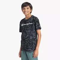 Champion Big Kid Boys Round Neck Short Sleeve Regular Fit Graphic T-Shirt