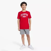 Champion Big Kid Boys Round Neck Short Sleeve Regular Fit Graphic T-Shirt