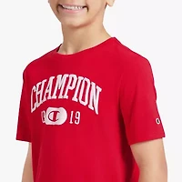 Champion Big Kid Boys Round Neck Short Sleeve Regular Fit Graphic T-Shirt