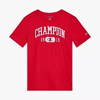 Champion Big Kid Boys Round Neck Short Sleeve Regular Fit Graphic T-Shirt