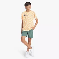 Champion Big Kid Boys Round Neck Short Sleeve Regular Fit Graphic T-Shirt